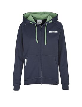 Damen Fleecejacke Kaos Hoodie dunkelblau L W