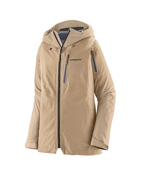 Damen Tourenjacke Snowdrifter 3L Hoodie beige S W