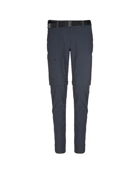 Pantalón de senderismo ZipOff Inara Slim Zip para mujer gris 48