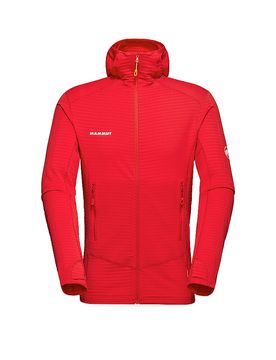 Chaqueta polar para hombre Taiss Light ML Hoodie rojo L