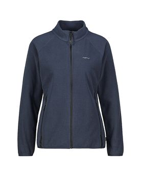 Chaqueta polar Ohope con capucha para mujer azul oscuro XXL