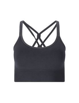 Sujetador deportivo para mujer Foan Seamless Low Support azul oscuro L/XL
