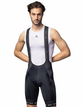 Culotte con tirantes de ciclismo para hombre Strada 2.0 negro XL