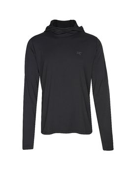 Arcteryx Camiseta funcional con capucha Cormac UV50 para hombre negro XL