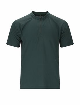 Maillot de ciclismo para hombre Elang verde oscuro S