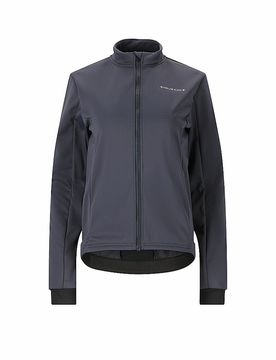 Chaqueta de ciclismo de invierno para mujer Titan Windblock Thermal azul oscuro 42