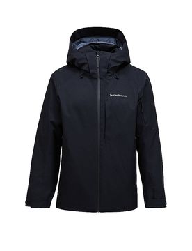 Chaqueta de esquí para hombre Maroon Insulated negro S