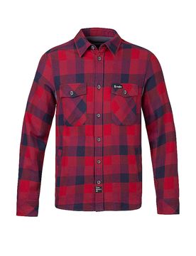 Camisa de escalada de franela Virage para hombre rojo oscuro XL
