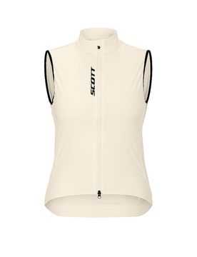 Chaleco de ciclismo para mujer Pro Windbreaker crema L