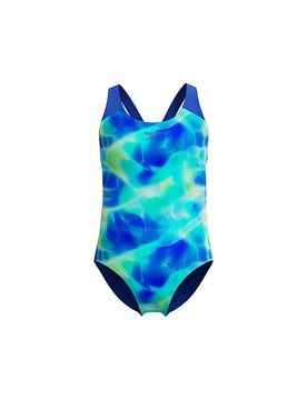 Bañador de niña con estampado Splahback azul 140