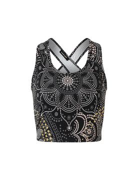 Sujetador de Yoga Maui para Mujer sin Relleno negro L