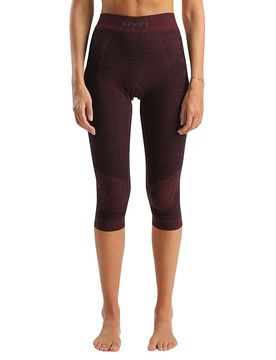 Pantalones interiores 3/4 de merino medio Fusyon Biotech para mujer rojo oscuro S/M