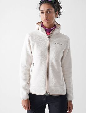 Chaqueta polar de mujer Kathi Polar Hoodie crema 34