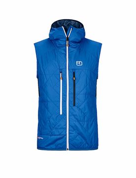 Gilet isolant Piz Boé Swisswool bleu XL