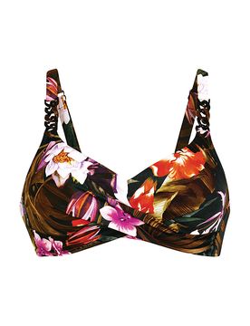 Haut de bikini Botanical Marnie marron 40B