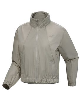 Arcteryx Coupe-vent court à capuche escamotable Naya gris M