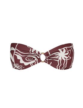 Damen Bikinioberteil Sol Playa Rio Bandeau rouge L