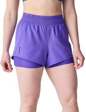 Short de course 2en1 Dashs violet XS