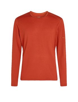 T-shirt de sport manches longues en mérinos 200 Oasis cuivre XL