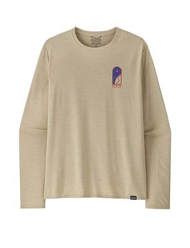 T-shirt de sport Capilene® Cool Daily Graphic beige L