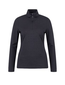 ZIpshirt de sous-vêtement en jersey douillet noir 42