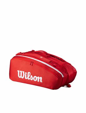 Sac de tennis Super Tour Red Collection 12 raquettes rouge