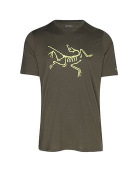 Arcteryx Maglietta tecnica da uomo Ionia Merino oliva S