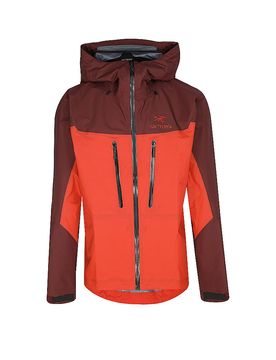 Arcteryx Giacca da turismo da uomo Alpha 3L GTX Hoodie rosso L