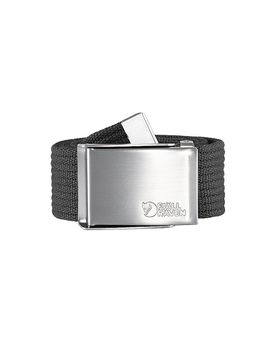 Cintura da uomo in tela 4 cm grigio