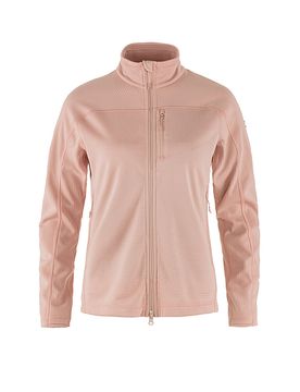 Giacca in pile da donna Abisko Lite Fleece Jacket W rosa XL