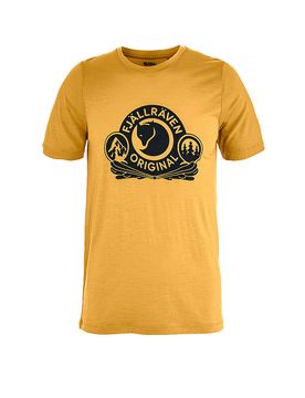 Maglietta funzionale da uomo Abisko Wool Classic oro M