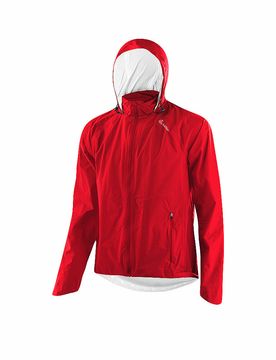 Löffler Giacca da ciclismo da uomo WPM Pocket CF Hoodie rosso 54