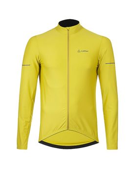 Löffler Maglia da ciclismo invernale da uomo Colonel Mid giallo 48