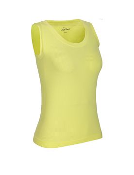 Canotta fitness da donna Nadia Seamless giallo XS/S