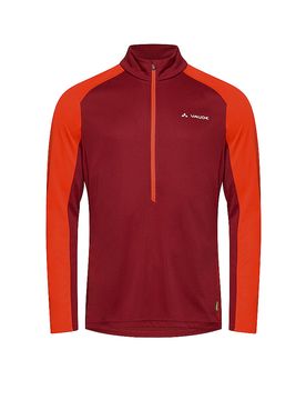 Zipshirt funzionale da uomo Larice Light Shirt II rosso scuro XL