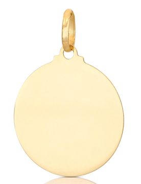 Ciondolo medaglia personalizzabile Oro giallo 803321737032