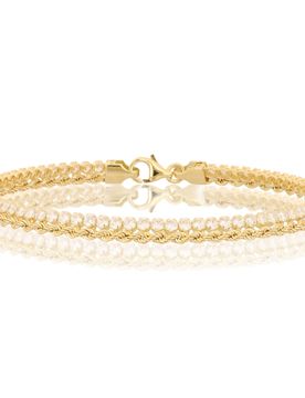 Bracciale Fune Tennis Oro Giallo GL101877