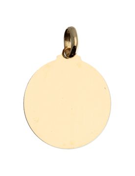 Ciondolo Medaglia Personalizzabile Oro Giallo GL102098