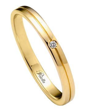 Fede Nuziale Collezione Petalo d'Amore 3365DG