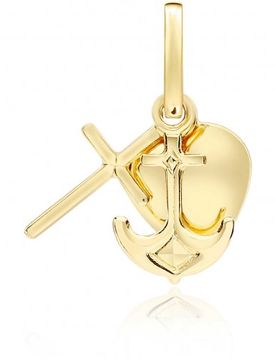 Ciondolo fede speranza carita' oro giallo 803321700427