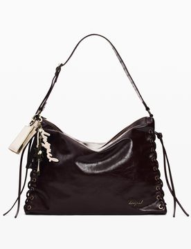 Grand sac brillant tressé BROWN U female