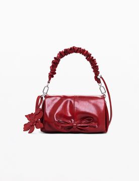 Petit sac à nœud brillant RED U female