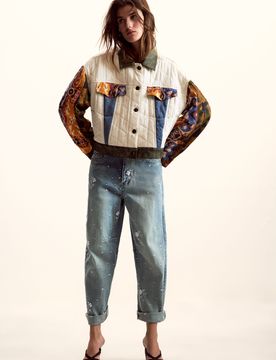 Chaqueta trucker M. Christian Lacroix, Lyocell, Blanco, XS