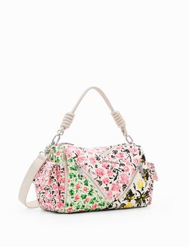 Sac M toile fleurs WHITE U female