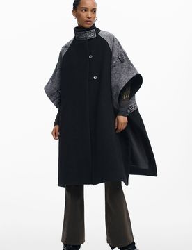 Poncho hybride en denim BLUE U female