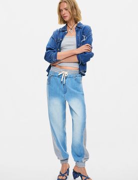 Desigual Jean jogger BLUE M female