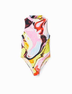 Body imprimé numérique multicolore MATERIAL FINISHES S female