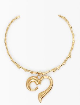 Pendentif coeur zalio MATERIAL FINISHES U female