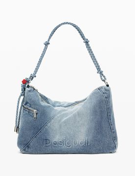 Grand sac charms denim BLUE U female