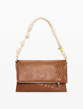 Sac moyen logo charm BROWN U female